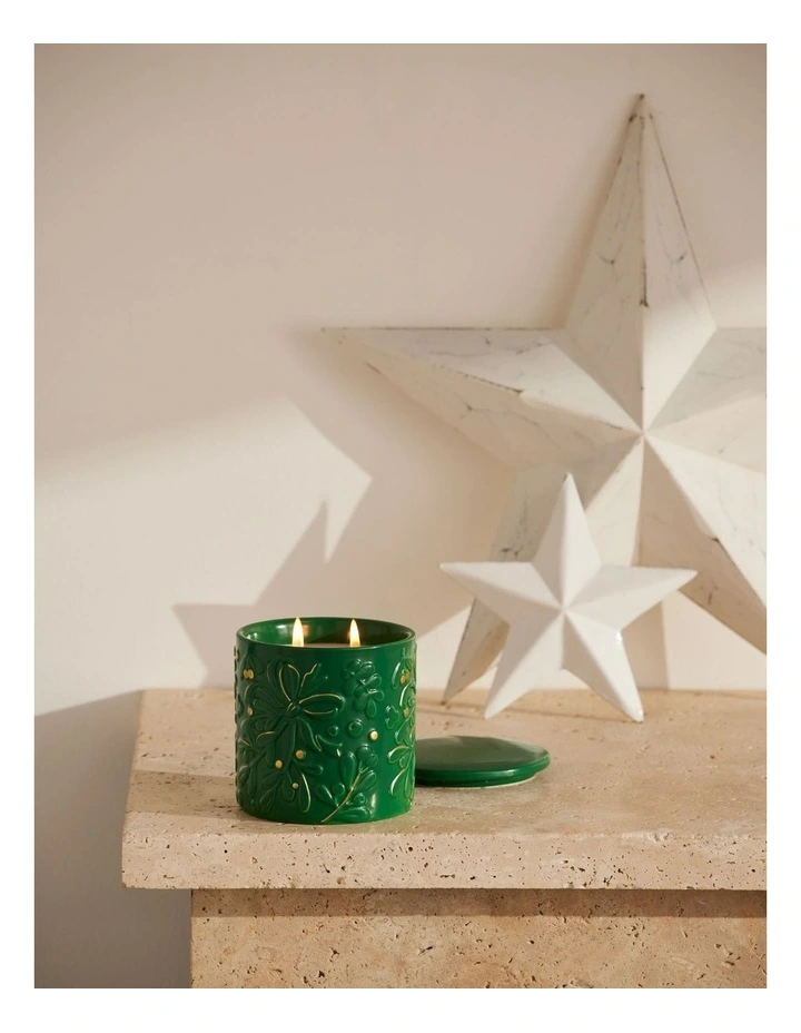 Botanika Christmas Fragrance Candle 290g Mistletoe Gift Boxed image 4