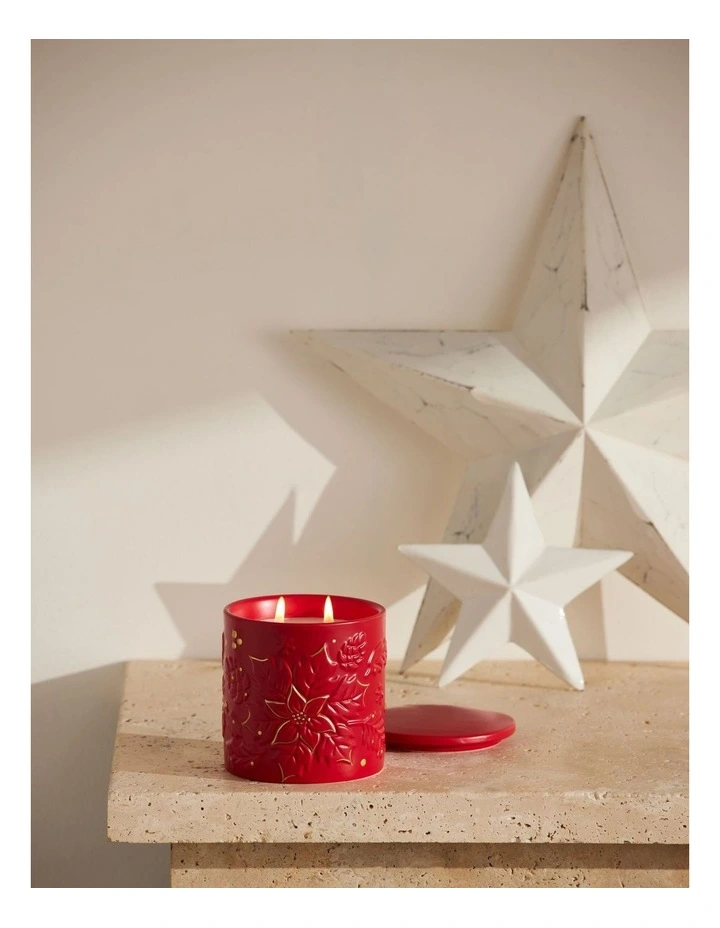 Botanika Christmas Fragrance Candle 290g Poinsettia Gift Boxed image 4