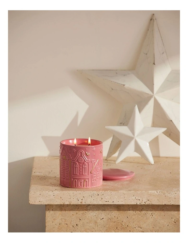 Botanika Christmas Fragrance Candle 290g Gingerbread Village Gift Boxed image 4