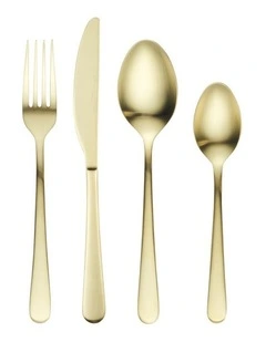 Lume 16pcs Cutlery Set Champagne Gift Boxed