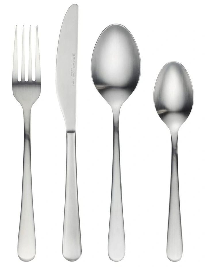 Lume 16 Piece Cutlery Set Gift Boxed in Stainless Steel image 1