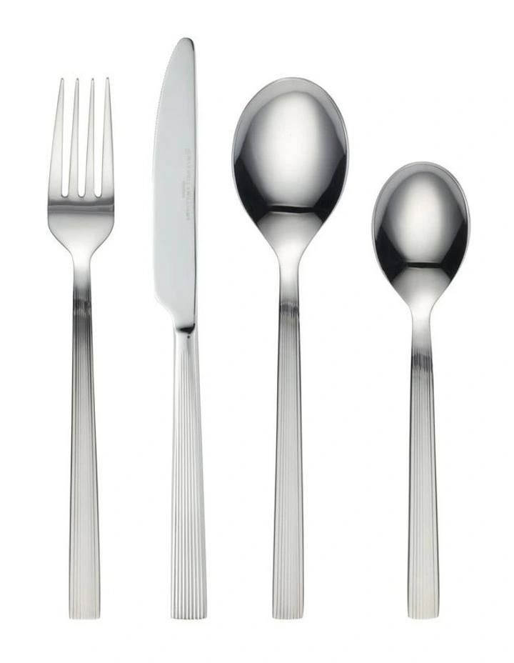 Lume 16 Piece Cutlery Set Gift Boxed in Stainless Steel image 1