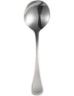 Cosmopolitan Soup Spoon Set of 12 in Silver
