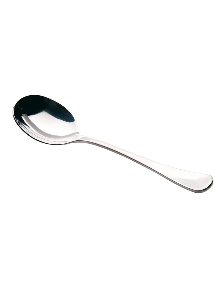 Cosmopolitan Soup Spoon Set of 12 in Silver image 3