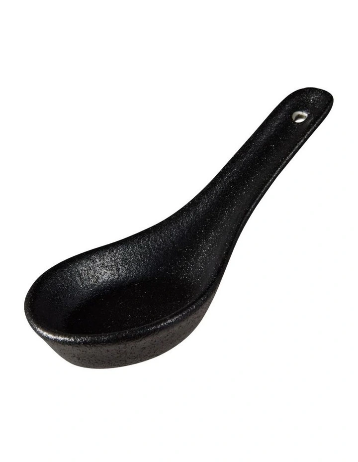 Caviar Spoon 13.5cm in Black image 1