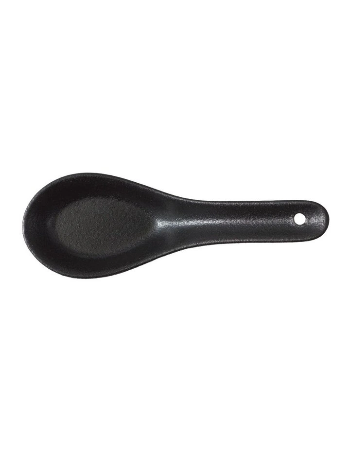 Caviar Spoon 13.5cm in Black image 3