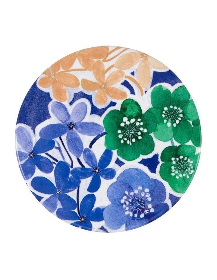 Forget Me Not Ceramic Round Coaster 10cm Blue Posy image 1