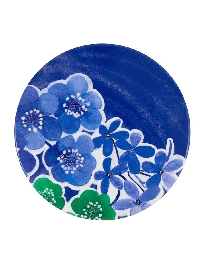 Forget Me Not Ceramic Round Coaster 10cm Blue image 1