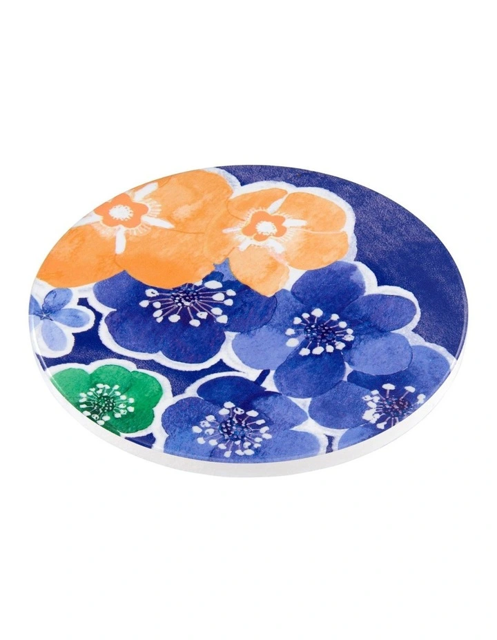 Forget Me Not Ceramic Round Coaster 10cm Yellow Posy image 2