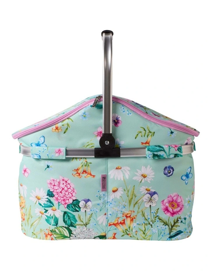 Botanica Insulated Picnic Carry Basket in Multi image 2