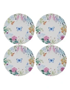 Botanica Round Cork Back Placemat 32cm Set of 4 Gift Boxed in Multi