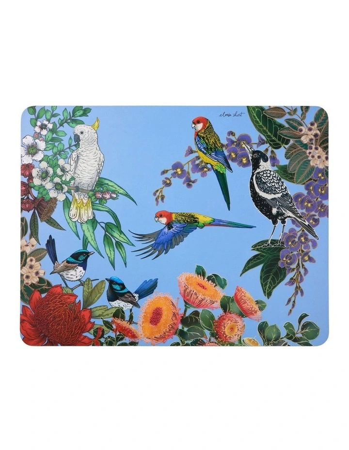 Eloise Short Native Grace Cork Back Placemat 34x26.5cm Set of 4 in Multi image 1