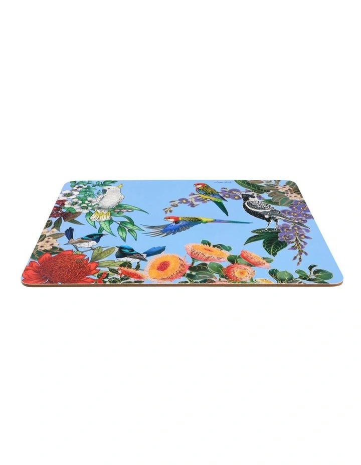 Eloise Short Native Grace Cork Back Placemat 34x26.5cm Set of 4 in Multi image 2