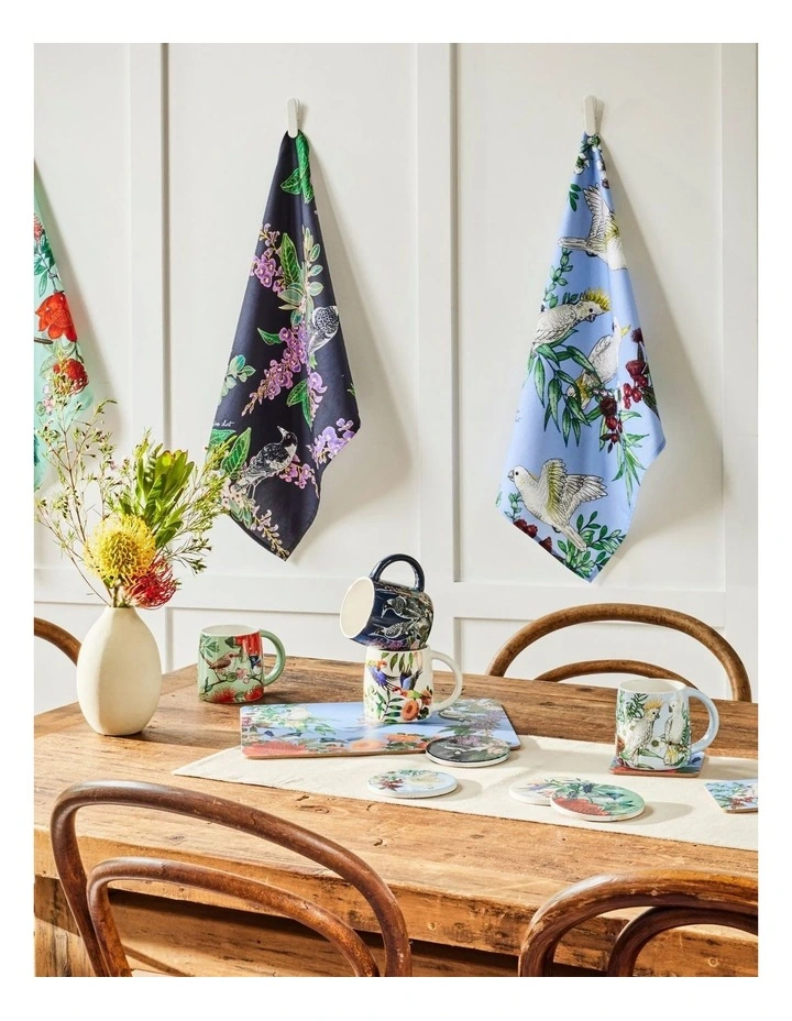 Eloise Short Native Grace Cork Back Placemat 34x26.5cm Set of 4 in Multi image 3