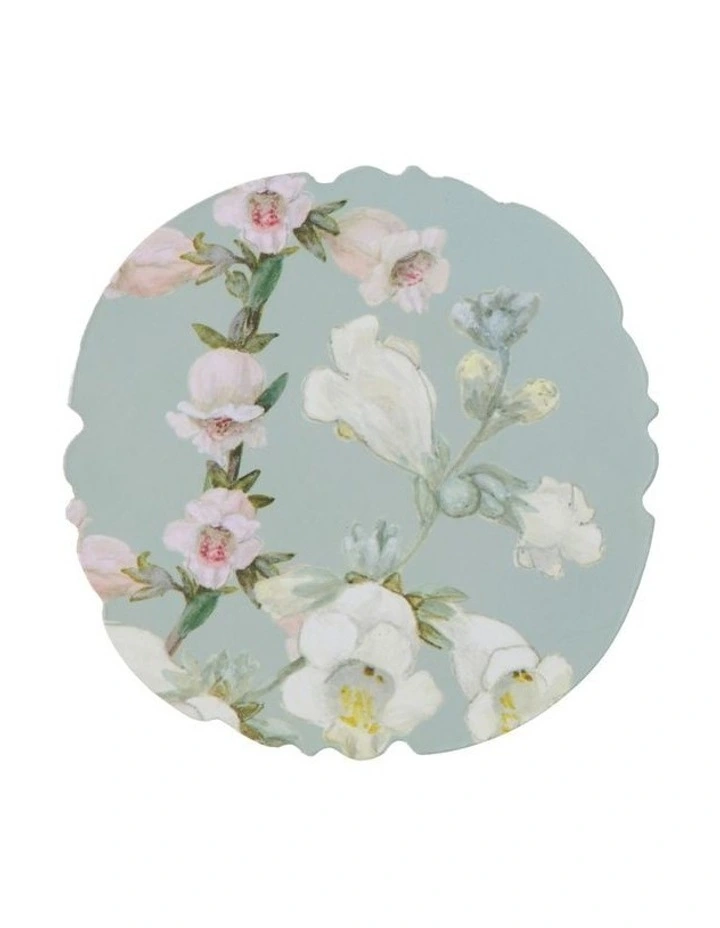 Royal Botanic Gardens Foxglove Cork Back Coaster 10cm Set of 4 Gift Boxed image 4