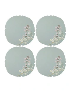Royal Botanic Gardens Foxglove Cork Back Placemat 32cm Set of 4 Gift Boxed