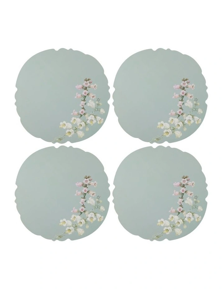 Royal Botanic Gardens Foxglove Cork Back Placemat 32cm Set of 4 Gift Boxed image 1