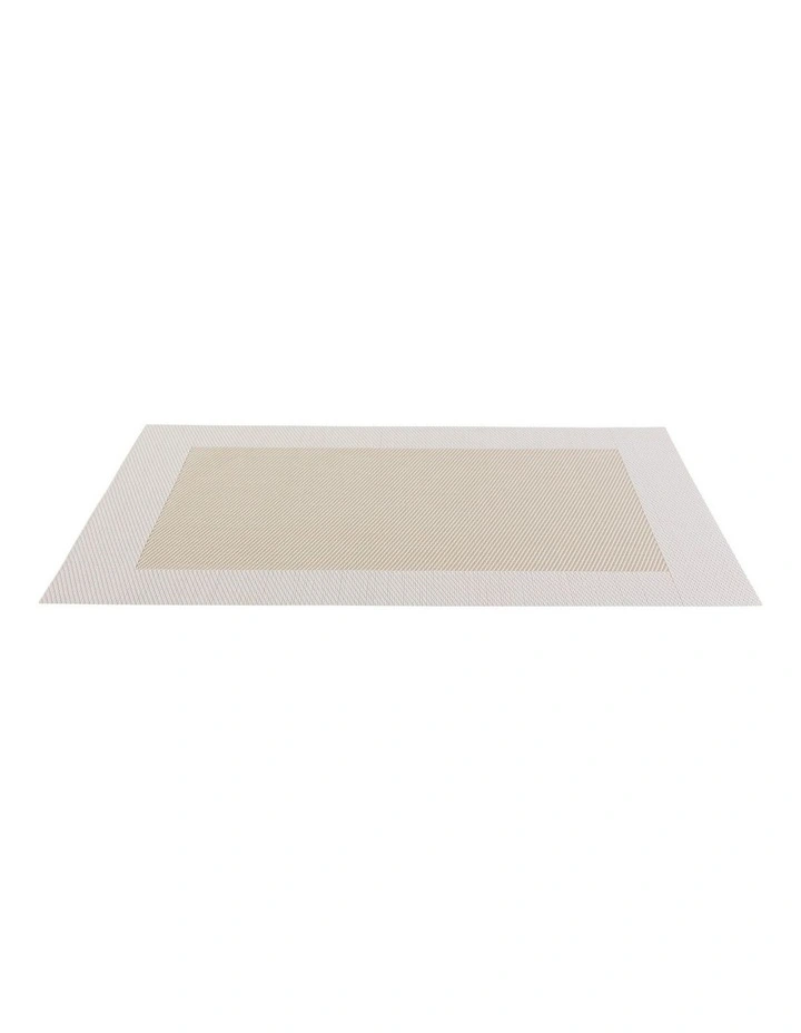 Table Accents Wide Border Placemat 43x30cm Cream image 2