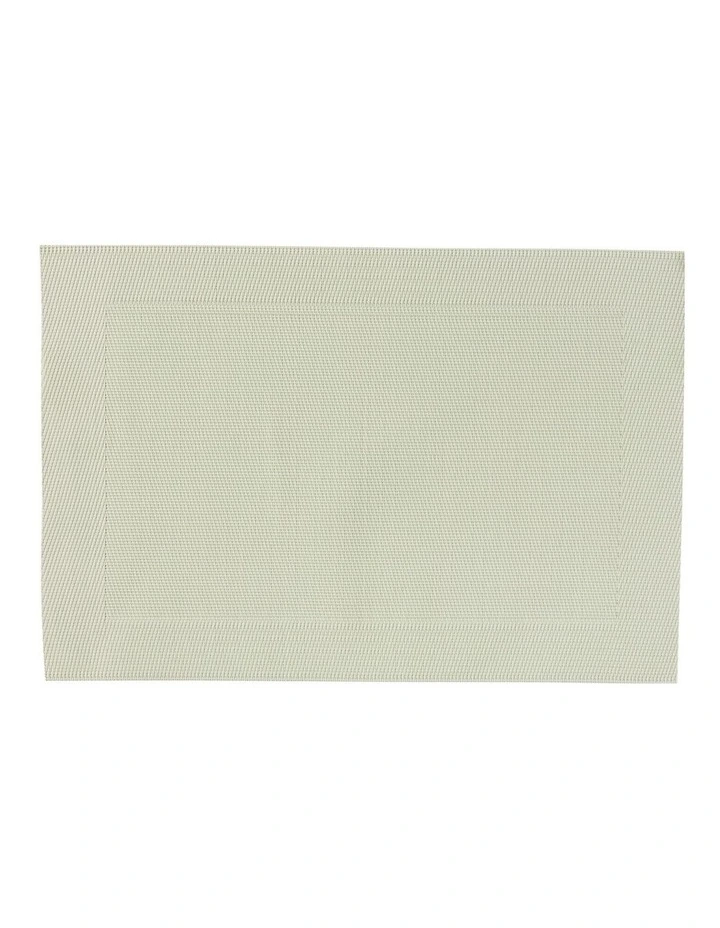 Table Accents Wide Border Placemat 43x30cm Sage image 1