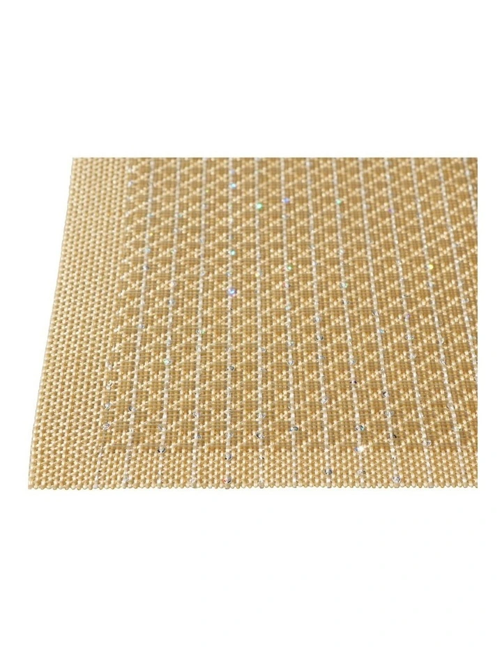 Maxwell & Williams Table Accents Sequin Placemat 43x30cm Gold image 3