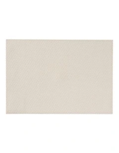 Table Accents Textured Placemat 43x30cm Stone