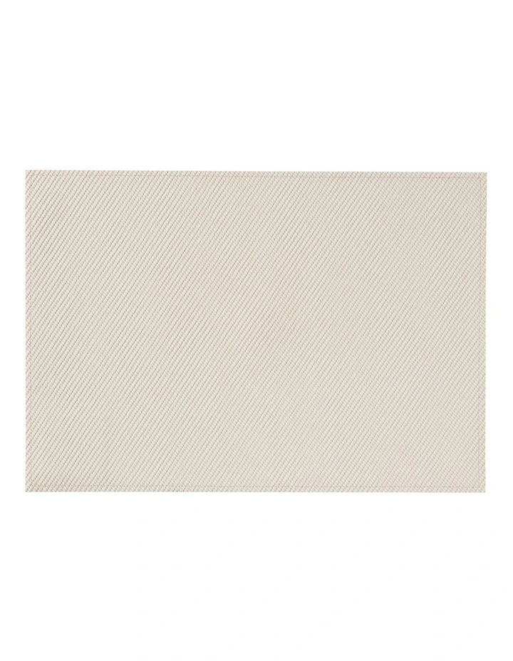 Table Accents Textured Placemat 43x30cm Stone image 1