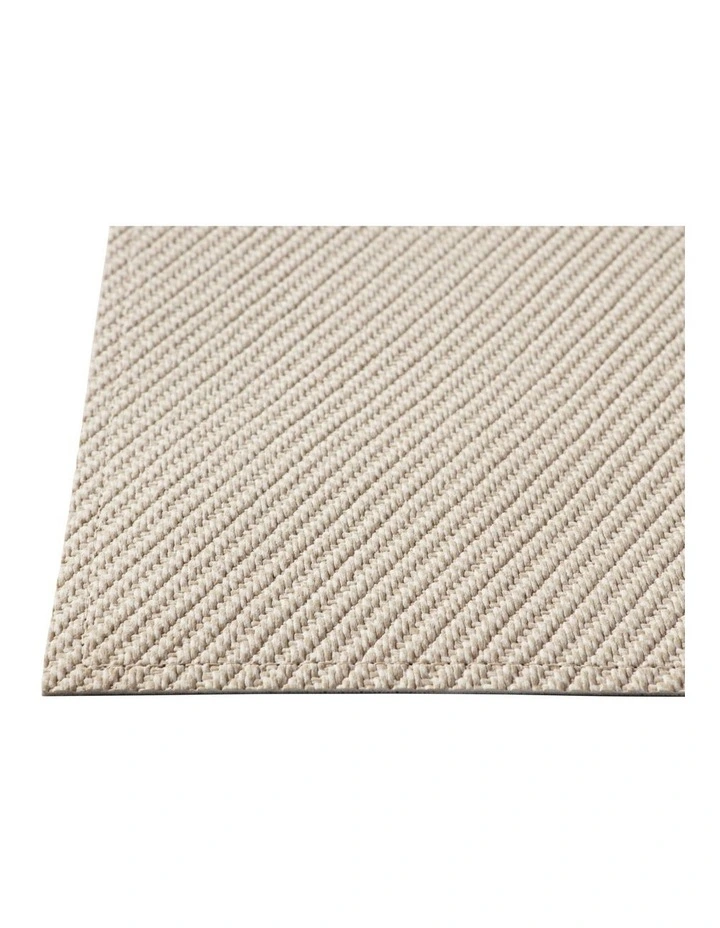 Table Accents Textured Placemat 43x30cm Stone image 4
