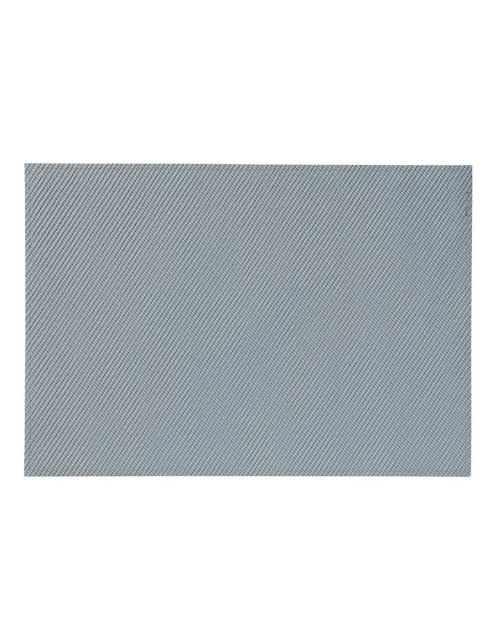 Table Accents Textured Placemat 43x30cm Denim image 1