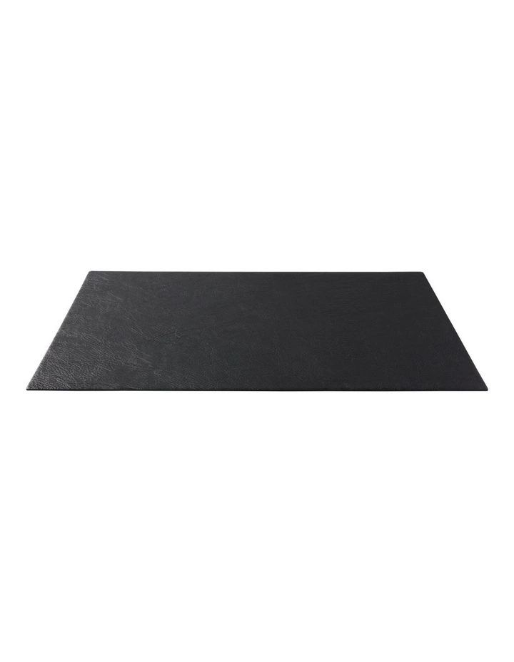 Table Accents Leather Look Placemat 43x30cm Black image 2