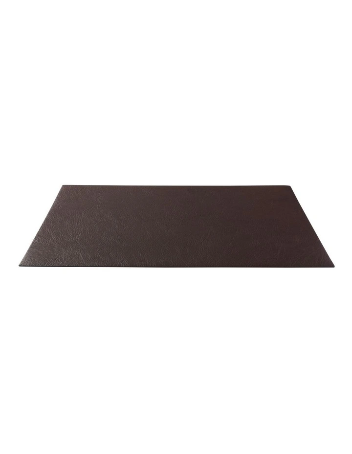 Table Accents Leather Look Placemat 43x30cm Chocolate image 2