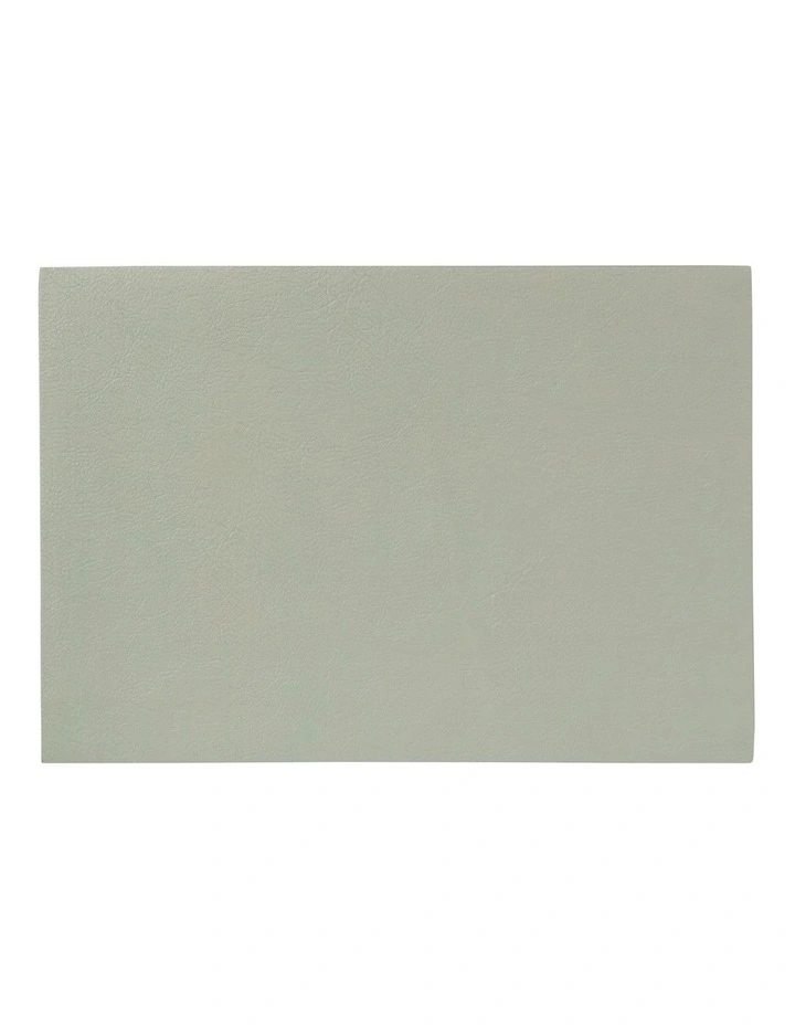 Table Accents Leather Look Placemat 43x30cm Sage image 1