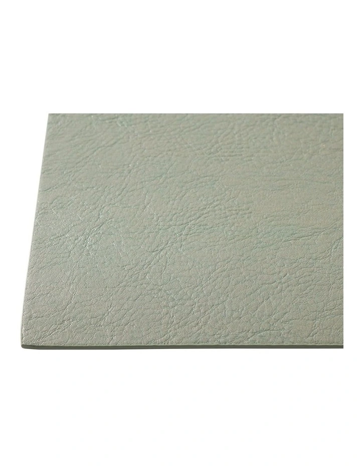 Table Accents Leather Look Placemat 43x30cm Sage image 3