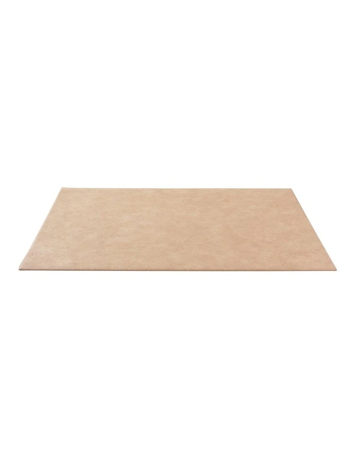 Table Accents Leather Look Placemat 43x30cm Beige image 2