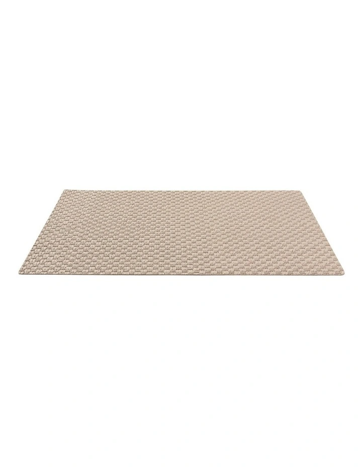 Table Accents Woven Look Placemat 43x30cm Stone image 2