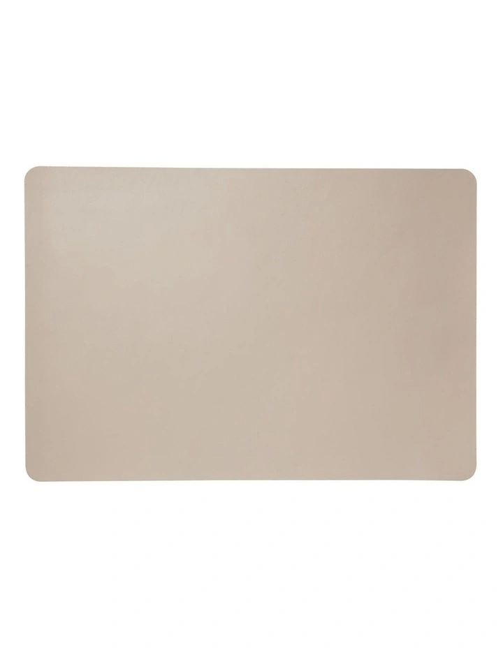 Table Accents Embossed Placemat 43x30cm Taupe Floral image 3