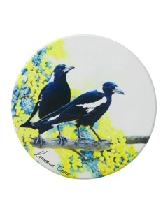 Katherine Castle Song of the South Ceramic Round Coaster 10cm Magpie