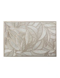 Table Accents Leaf Cut-Out Placemat 45x30cm in Gold
