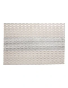 Table Accents Woven Lurex Placemat 45x30cm in Cream