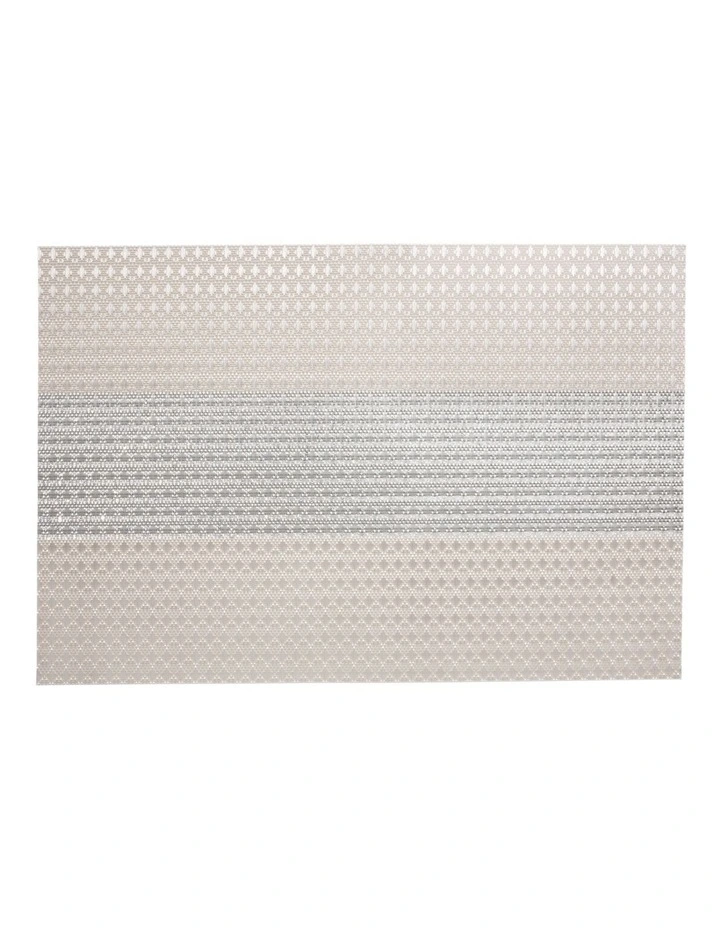 Table Accents Woven Lurex Placemat 45x30cm in Cream image 1