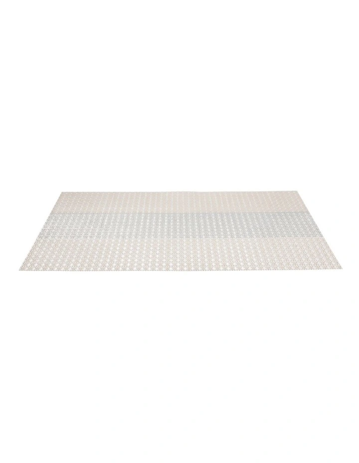 Table Accents Woven Lurex Placemat 45x30cm in Cream image 2