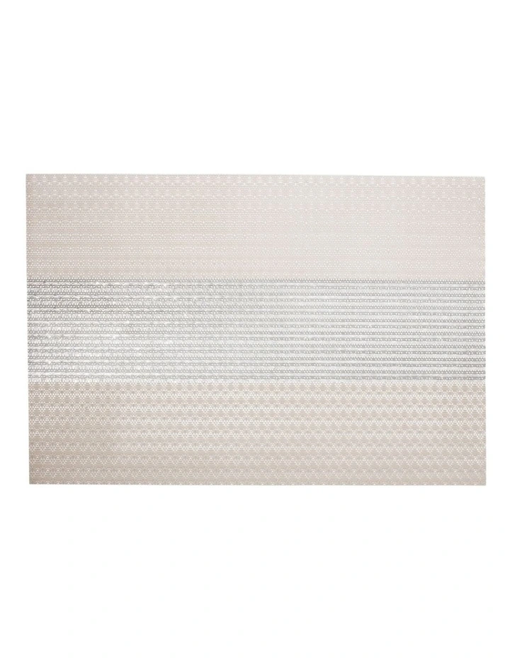 Table Accents Woven Lurex Placemat 45x30cm in Cream image 3