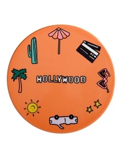 Megan McKean Cities Ceramic Round Coaster 10.5cm Los Angeles
