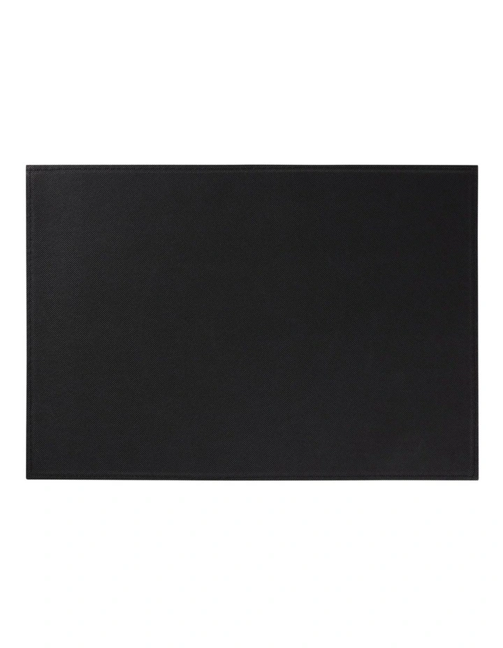 Table Accents Leather Look Cowhide Placemat 43x30cm in Sage image 3