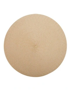 Table Accents Round Placemat in Sand