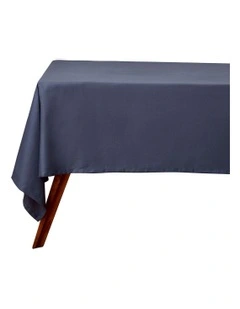 Cotton Classics Rectangular Tablecloth 230x150cm in Denim