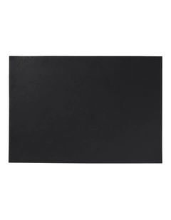 Table Accents Leather Placemat 43x30cm in Charcoal