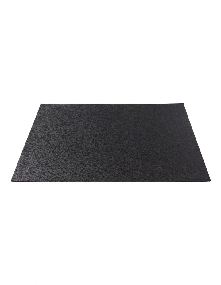 Table Accents Leather Placemat 43x30cm in Charcoal image 2