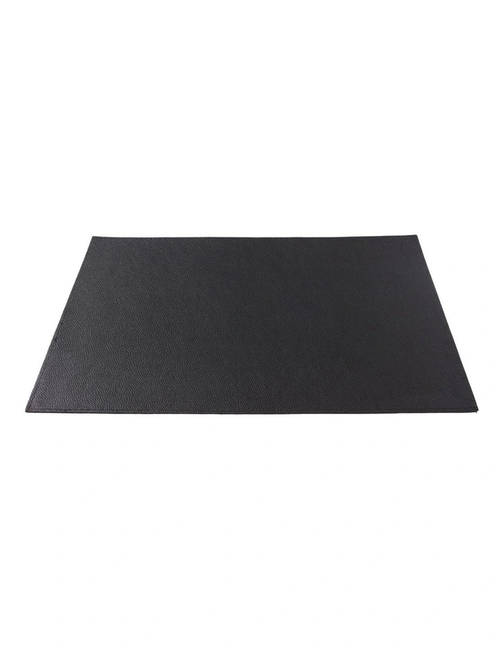 Table Accents Leather Placemat 43x30cm in Charcoal image 2
