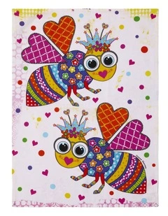 Donna Sharam Kaleidoscope Tea Towel Buzz 50x70cm in Multi