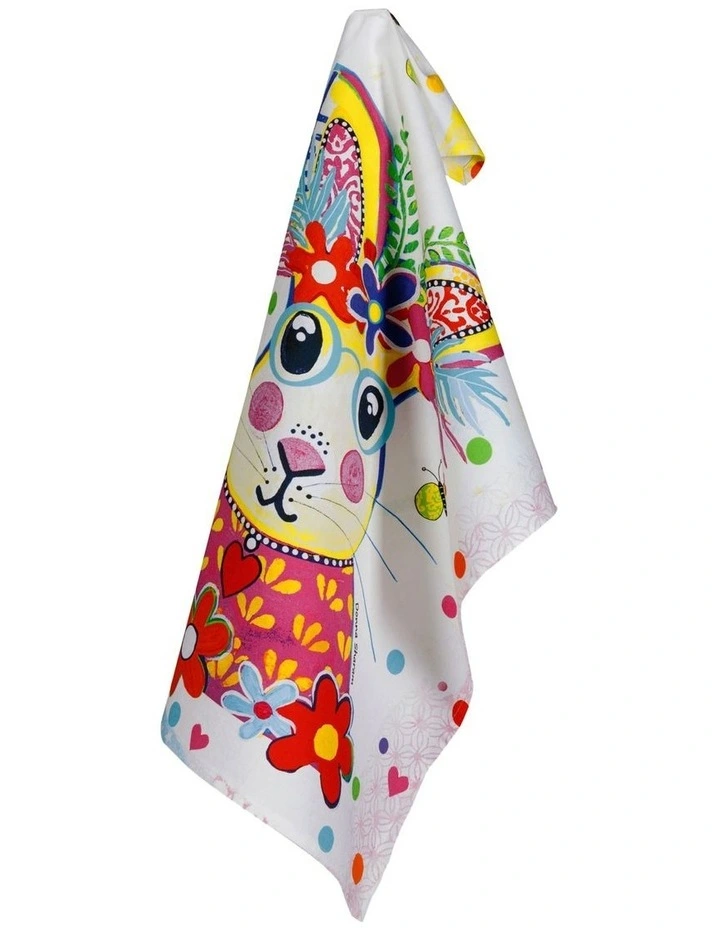 Donna Sharam Kaleidoscope Tea Towel 50x70cm in Multi image 2